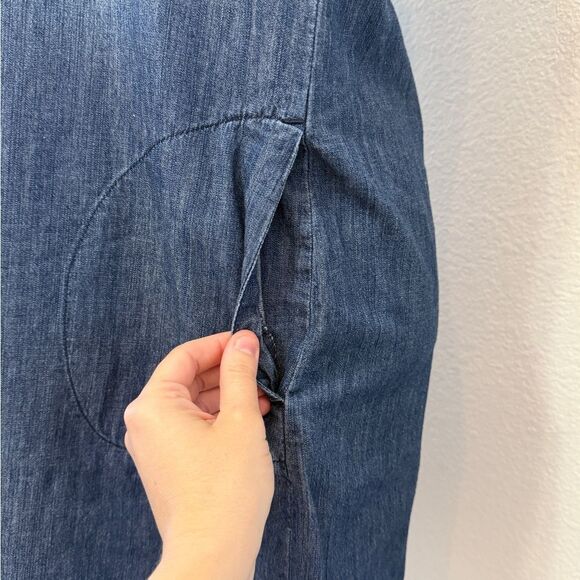 Eddie Bauer Women’s Sleeveless Denim Dress - Picture 5 of 5